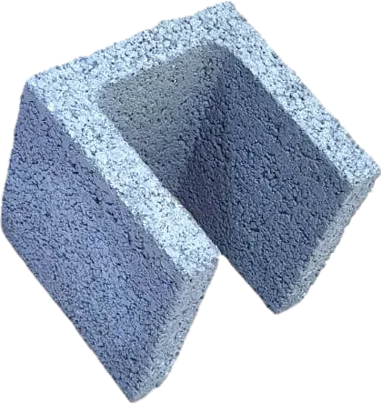 بلك أنصاص حامل مواسير مقاس 20×20×20 سم